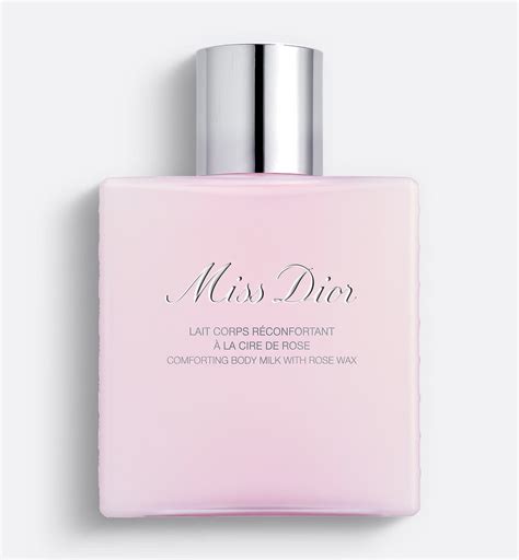 miss dior körpermilch|Miss Dior Comforting Body Milk with Rose Wax.